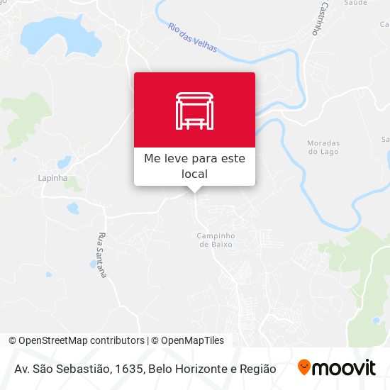 Av. São Sebastião, 1635 mapa