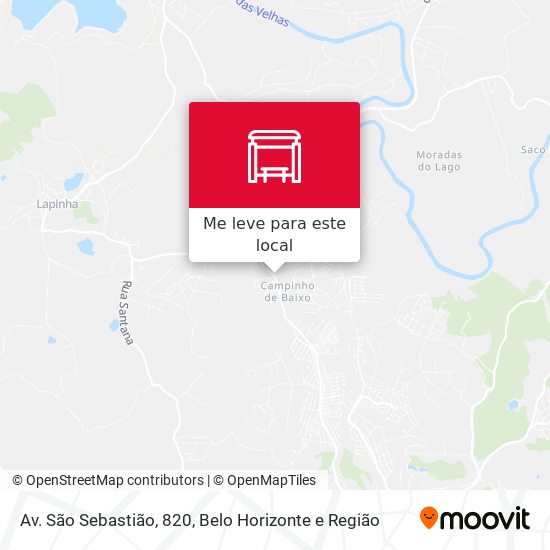 Av. São Sebastião, 820 mapa