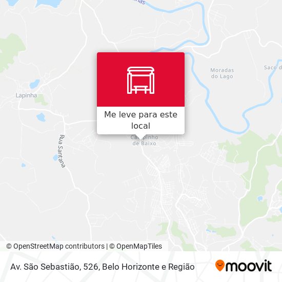Av. São Sebastião, 526 mapa