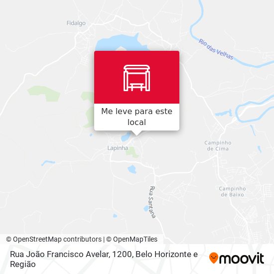 Rua João Francisco Avelar, 1200 mapa