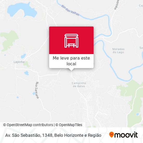 Av. São Sebastião, 1348 mapa