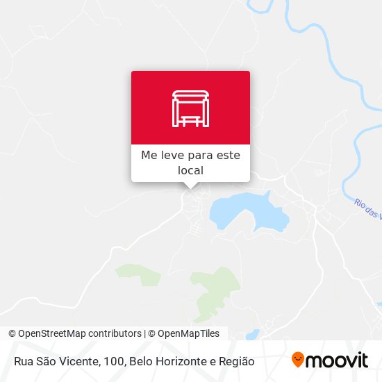 Rua São Vicente, 100 mapa