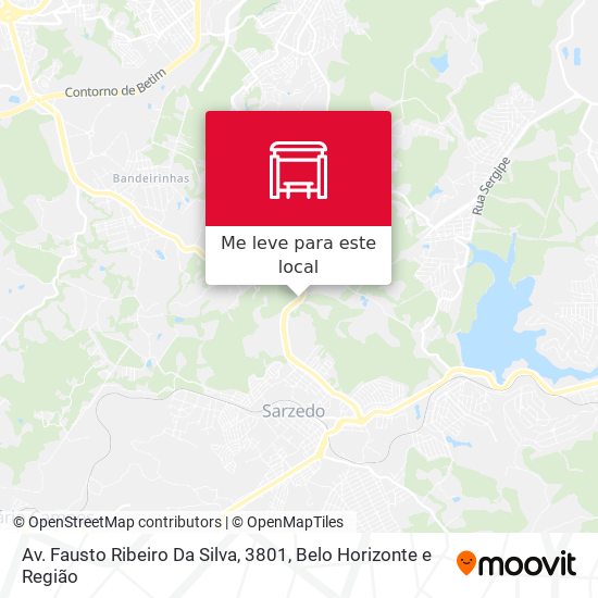 Av. Fausto Ribeiro Da Silva, 3801 mapa
