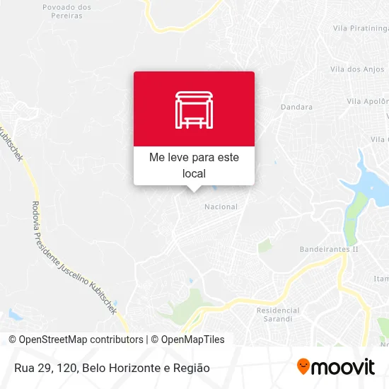 Rua 29, 120 mapa