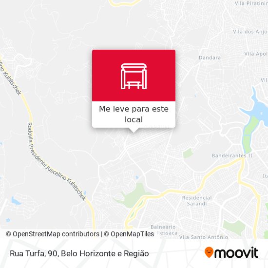 Rua Turfa, 90 mapa