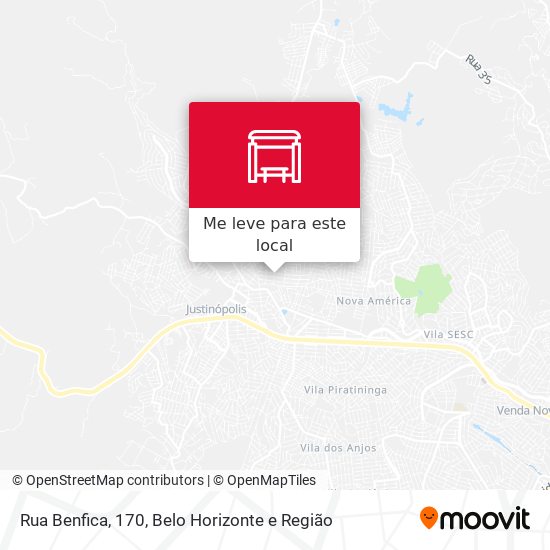 Rua Benfica, 170 mapa