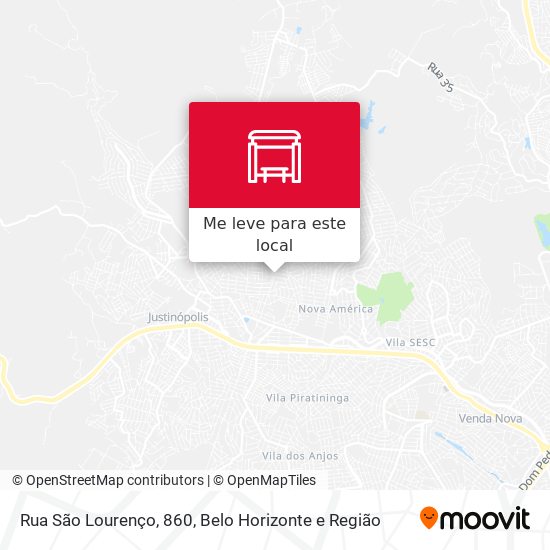 Rua São Lourenço, 860 mapa