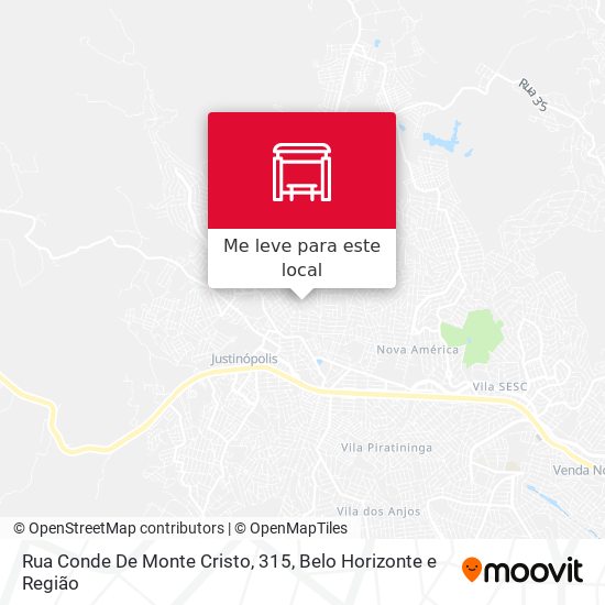 Rua Conde De Monte Cristo, 315 mapa