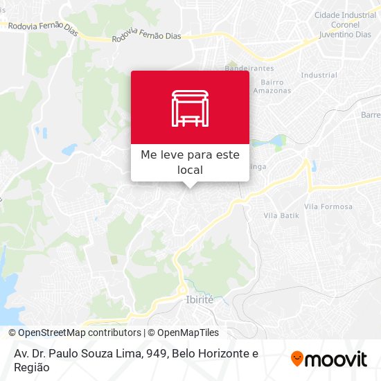 Av. Dr. Paulo Souza Lima, 949 mapa