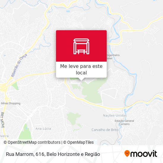 Rua Marrom, 616 mapa