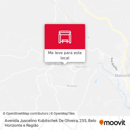 Avenida Juscelino Kubitschek De Oliveira, 255 mapa