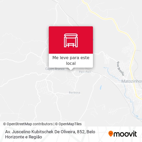 Av. Juscelino Kubitschek De Oliveira, 852 mapa