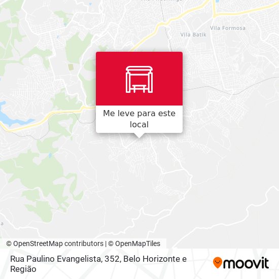 Rua Paulino Evangelista, 352 mapa