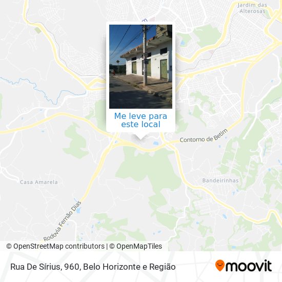 Rua De Sírius, 960 mapa