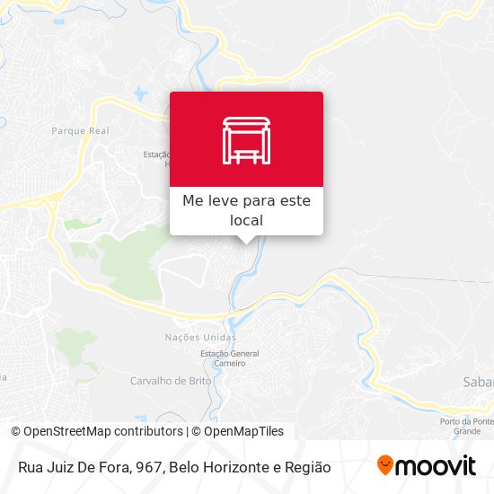 Rua Juiz De Fora, 967 mapa