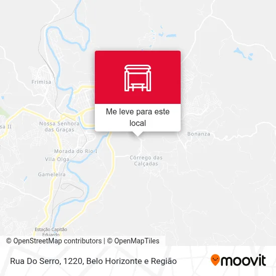Rua Do Serro, 1220 mapa