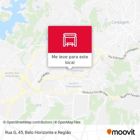 Rua G, 45 mapa