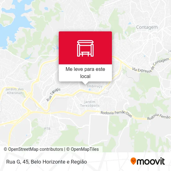 Rua G, 45 mapa