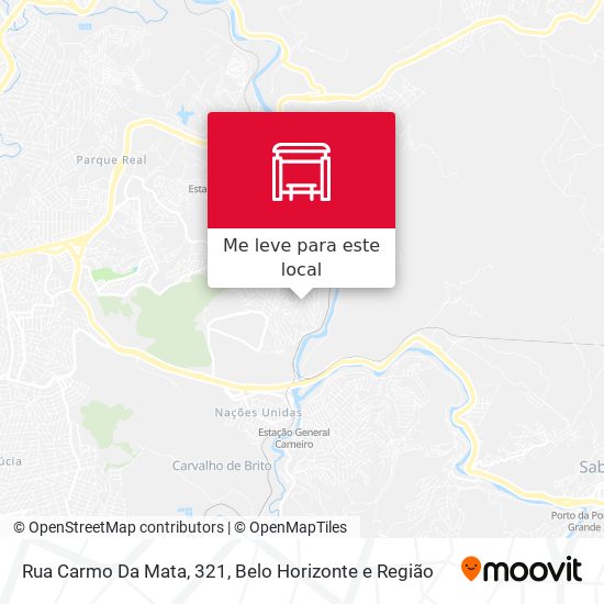Rua Carmo Da Mata, 321 mapa