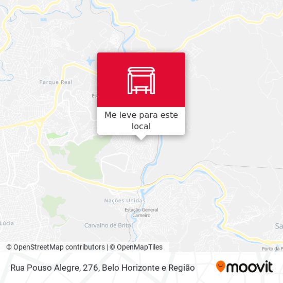 Rua Pouso Alegre, 276 mapa