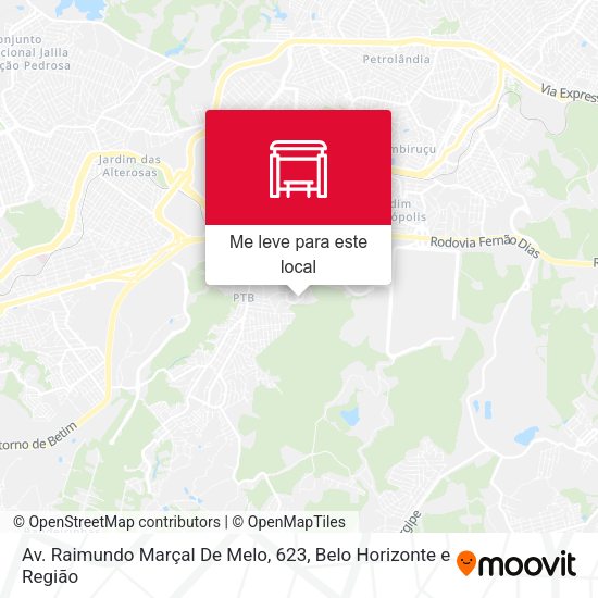 Av. Raimundo Marçal De Melo, 623 mapa