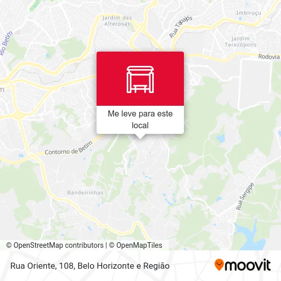 Rua Oriente, 108 mapa