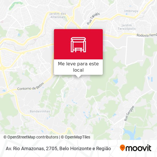 Av. Rio Amazonas, 2705 mapa