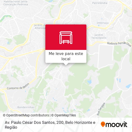 Av. Paulo César Dos Santos, 200 mapa