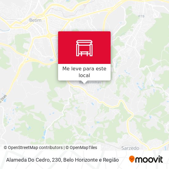 Alameda Do Cedro, 230 mapa