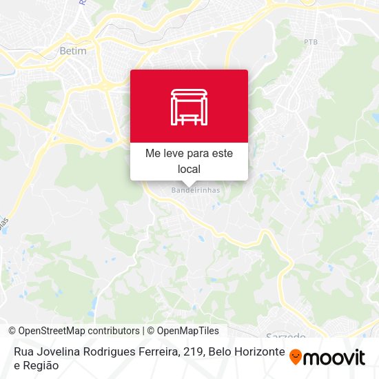 Rua Jovelina Rodrigues Ferreira, 219 mapa