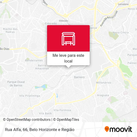 Rua Alfa, 66 mapa