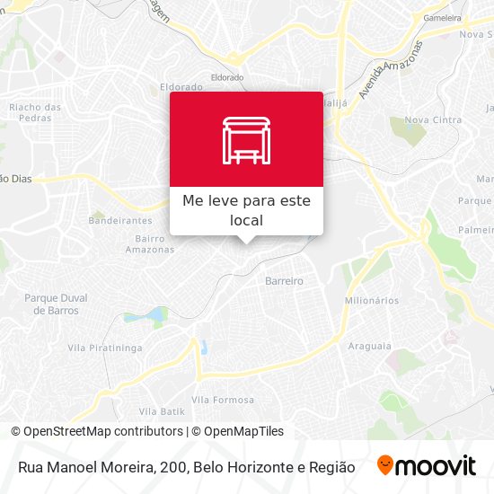Rua Manoel Moreira, 200 mapa