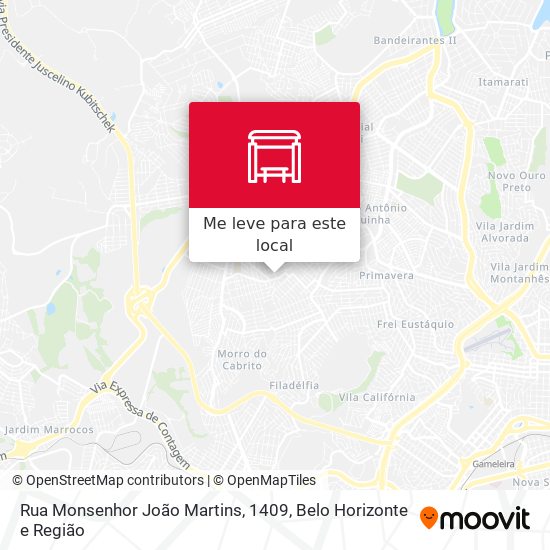 Rua Monsenhor João Martins, 1409 mapa