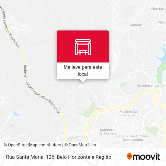Rua Santa Maria, 126 mapa