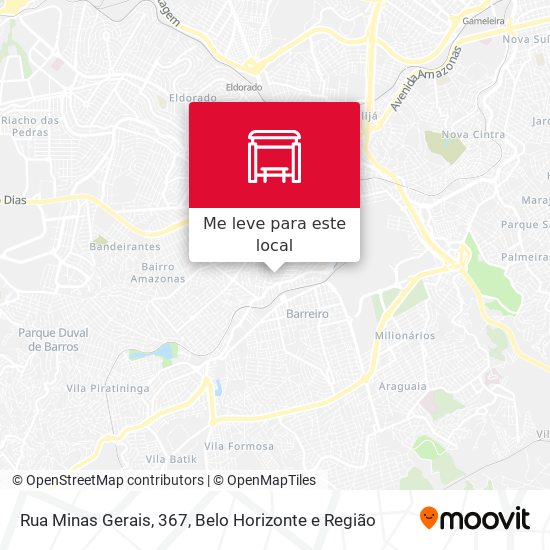 Rua Minas Gerais, 367 mapa