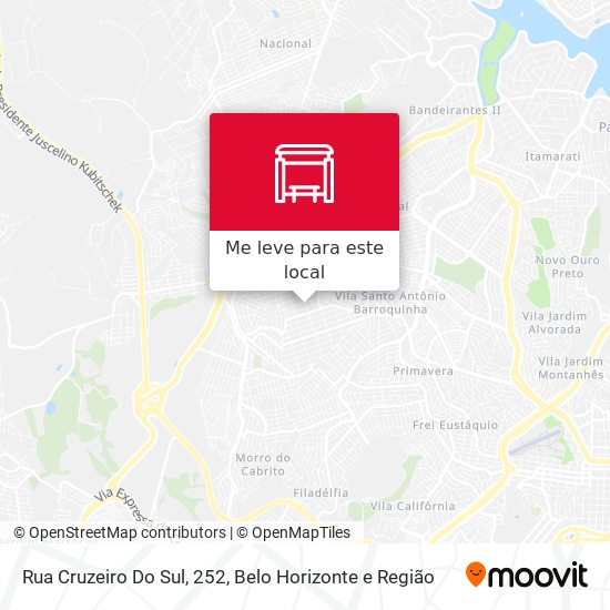 Rua Cruzeiro Do Sul, 252 mapa