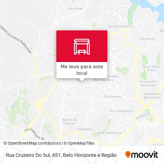 Rua Cruzeiro Do Sul, 451 mapa