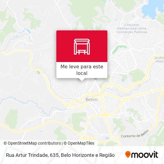 Rua Artur Trindade, 635 mapa