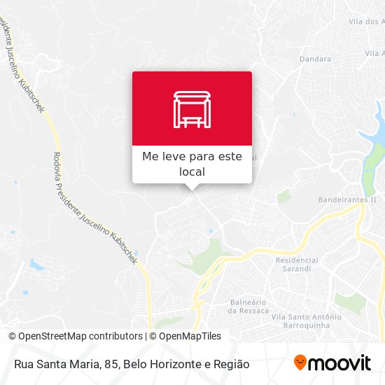 Rua Santa Maria, 85 mapa