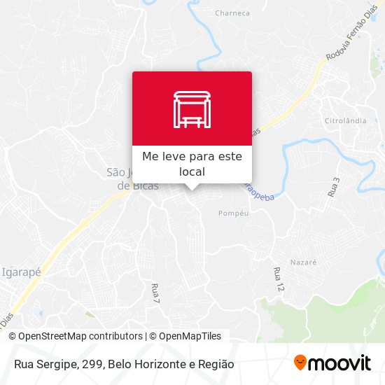 Rua Sergipe, 299 mapa