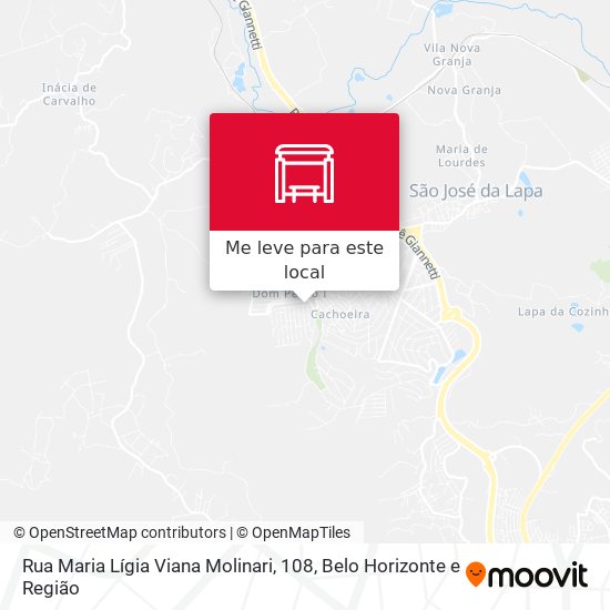 Rua Maria Lígia Viana Molinari, 108 mapa