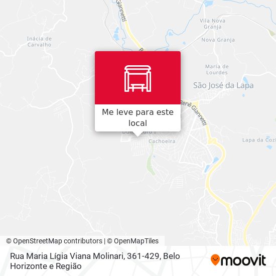 Rua Maria Lígia Viana Molinari, 361-429 mapa