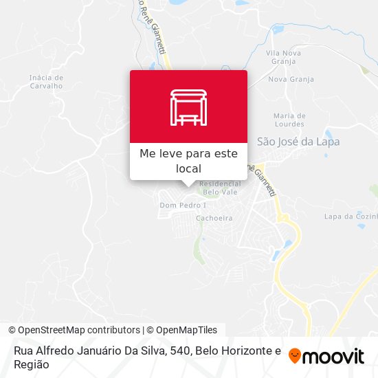 Rua Alfredo Januário Da Silva, 540 mapa