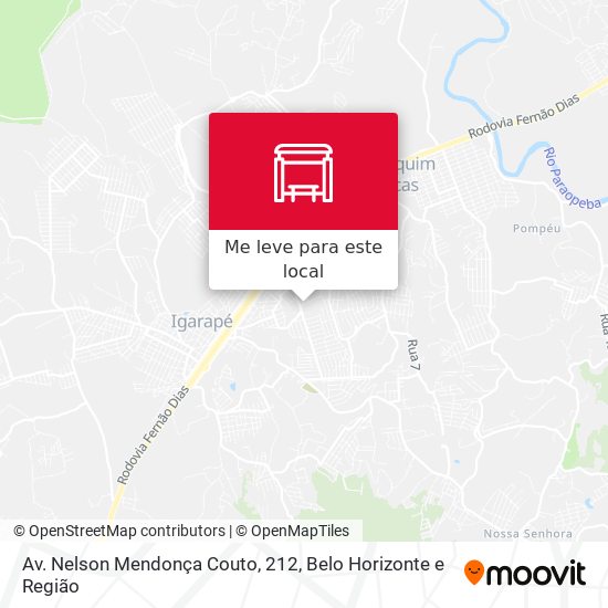Av. Nelson Mendonça Couto, 212 mapa