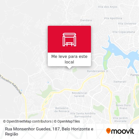 Rua Monsenhor Guedes, 187 mapa