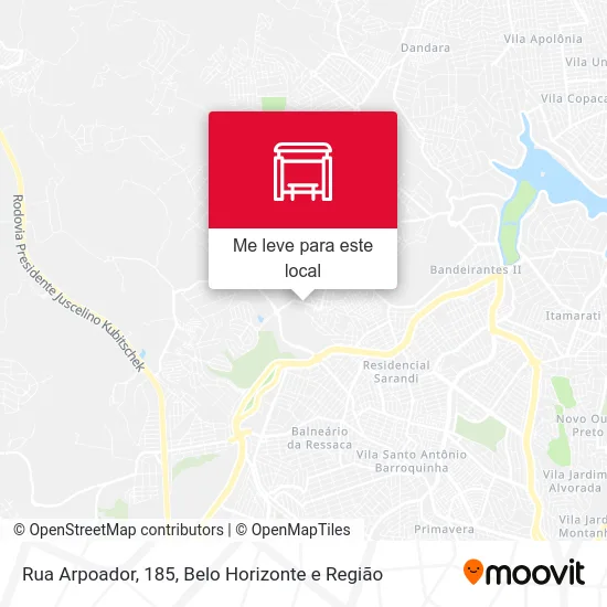 Rua Arpoador, 185 mapa