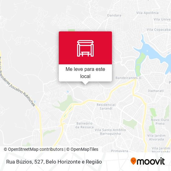 Rua Búzios, 527 mapa
