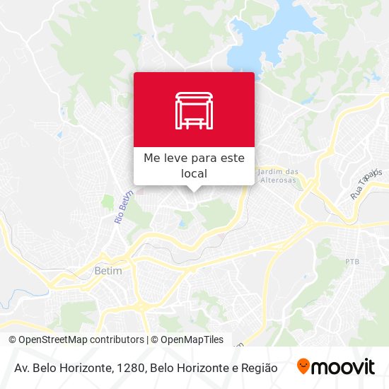 Av. Belo Horizonte, 1280 mapa