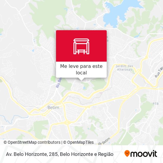 Av. Belo Horizonte, 285 mapa
