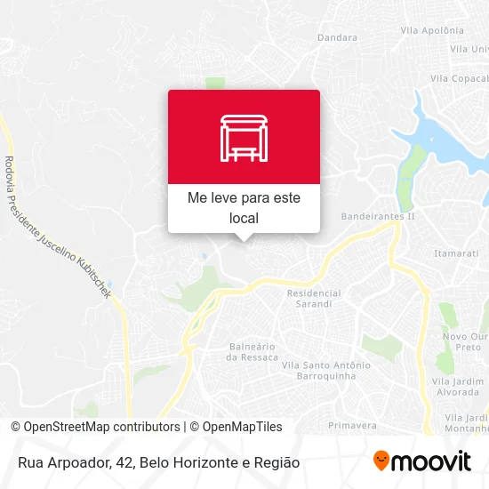 Rua Arpoador, 42 mapa